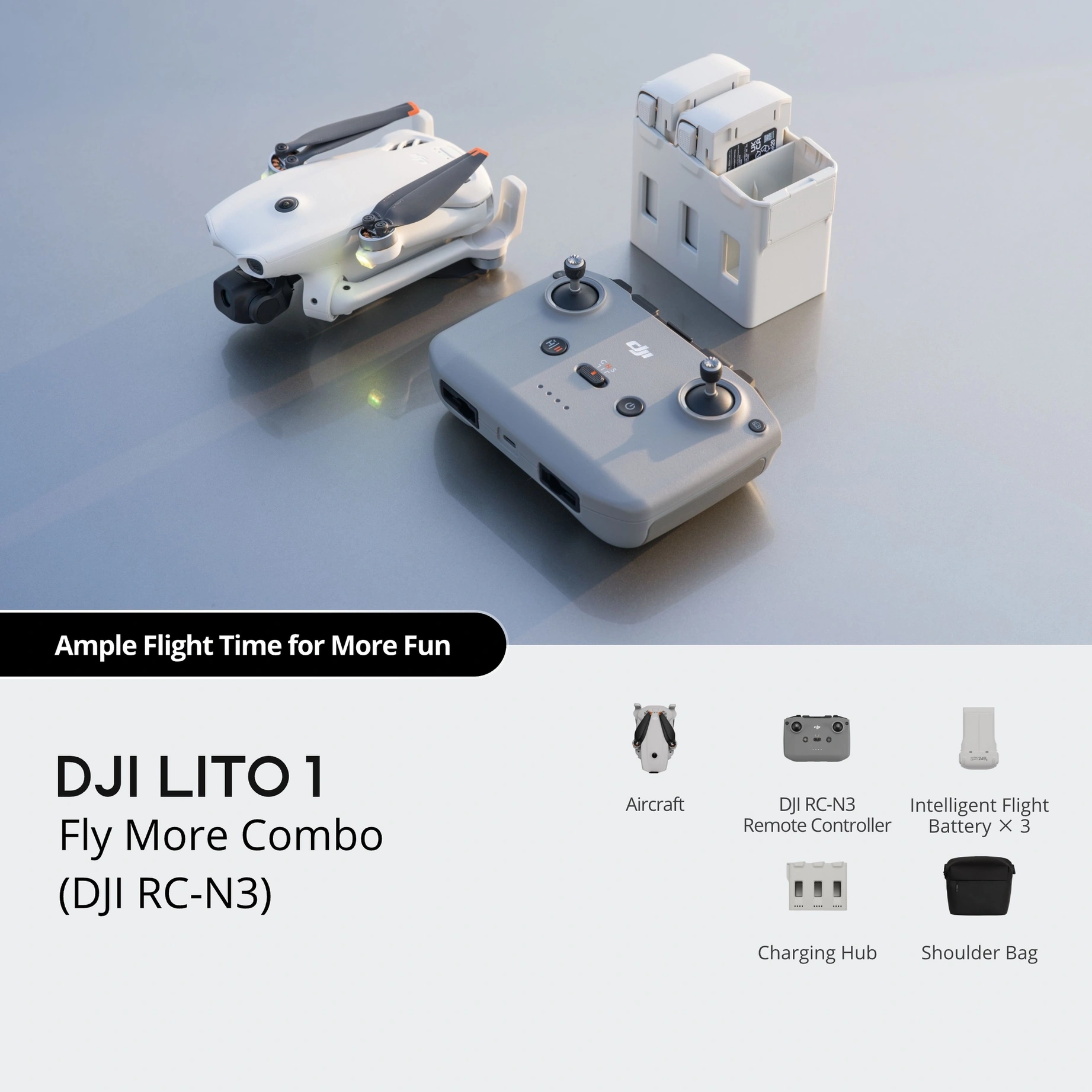 DJI Lito 1 Fly More Combo (DJI RC-N3)